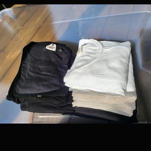 Jungmaven black & white hemp shirts - bulk